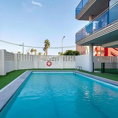 Apartamento ático Aqua Peñíscola, 1ª Linea De Playa, Parking Y Piscina Peñíscola